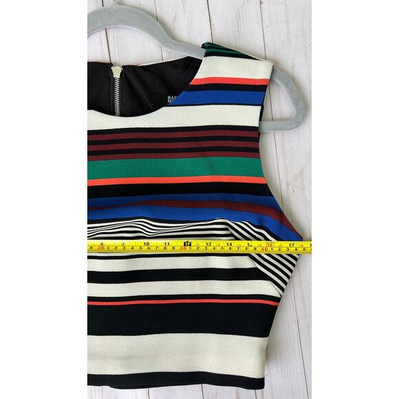 NWOT Badgley Mischka 2-Piece Striped Pencil Skirt & Sleeveless Top Set - Picture 8 of 13